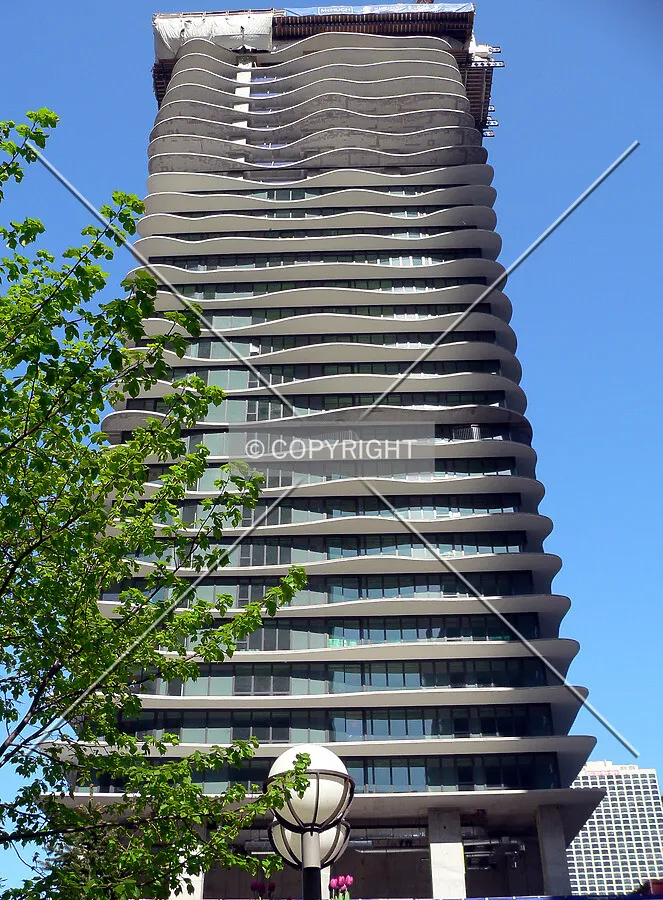 View from the plaza of the Fairmont Hotel