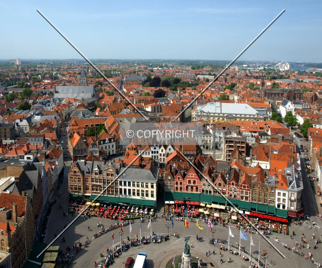 Looking west from top the Belfry