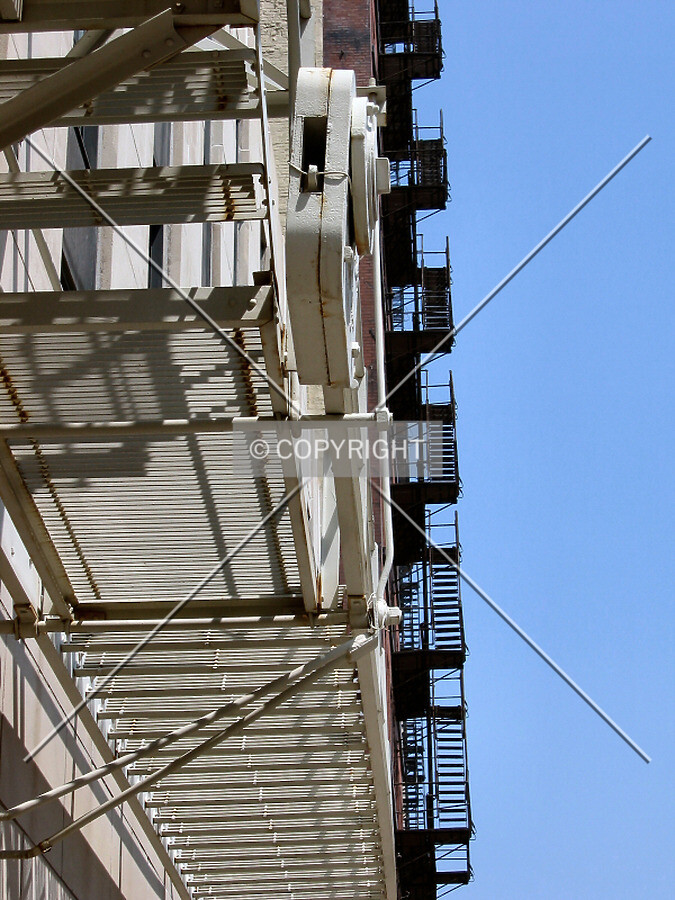Fire escape from Michigan Street
