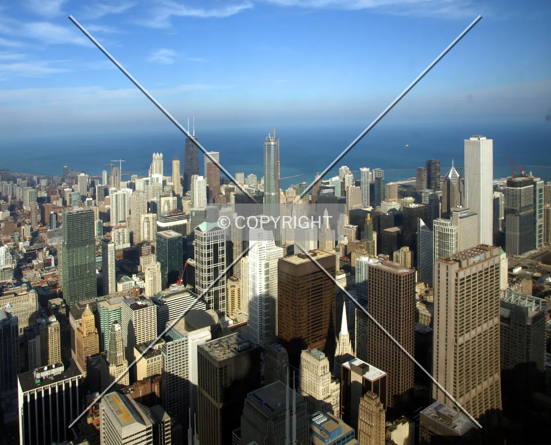 Looking north from the Sears Tower Skydeck