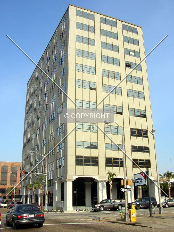 Looking west from St. Louis Street
