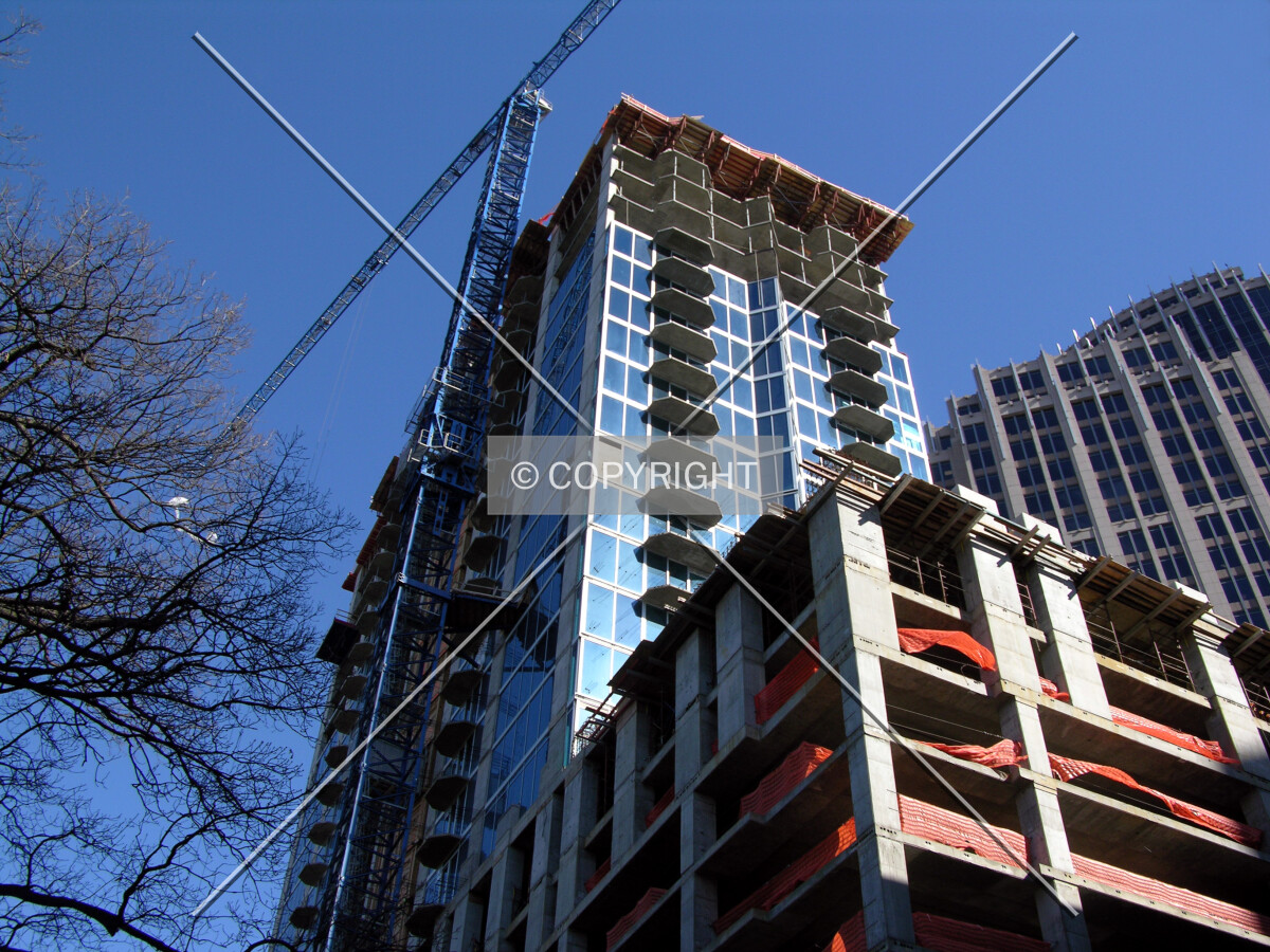 Looking up the southwest corner from Church Street
