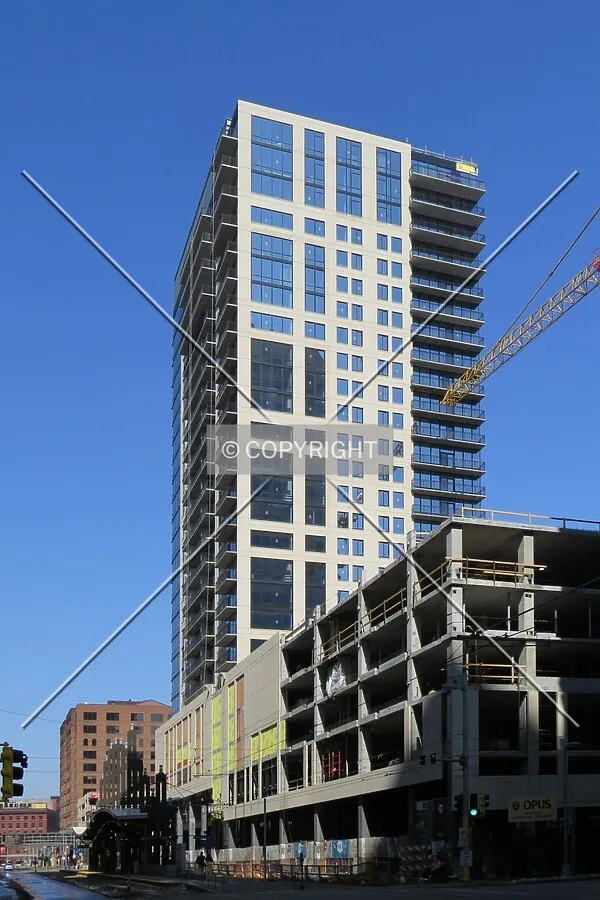 View to the northwest from 5th Street South