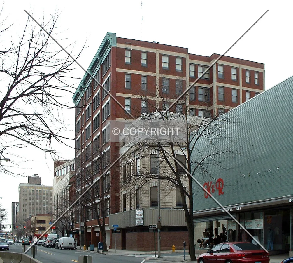 View from the north along Main Street