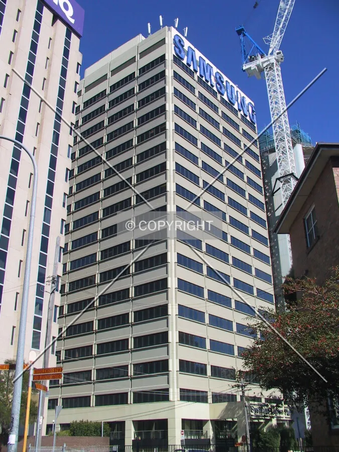 View of the northeast corner from Lavender Street