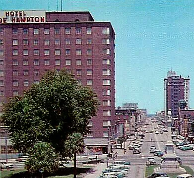 View from the southeast