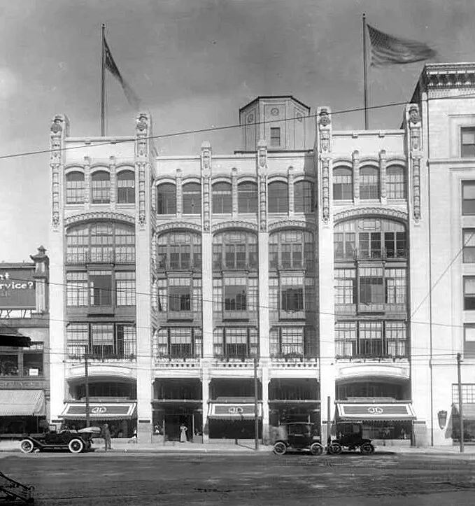 Vintage view from the southeast