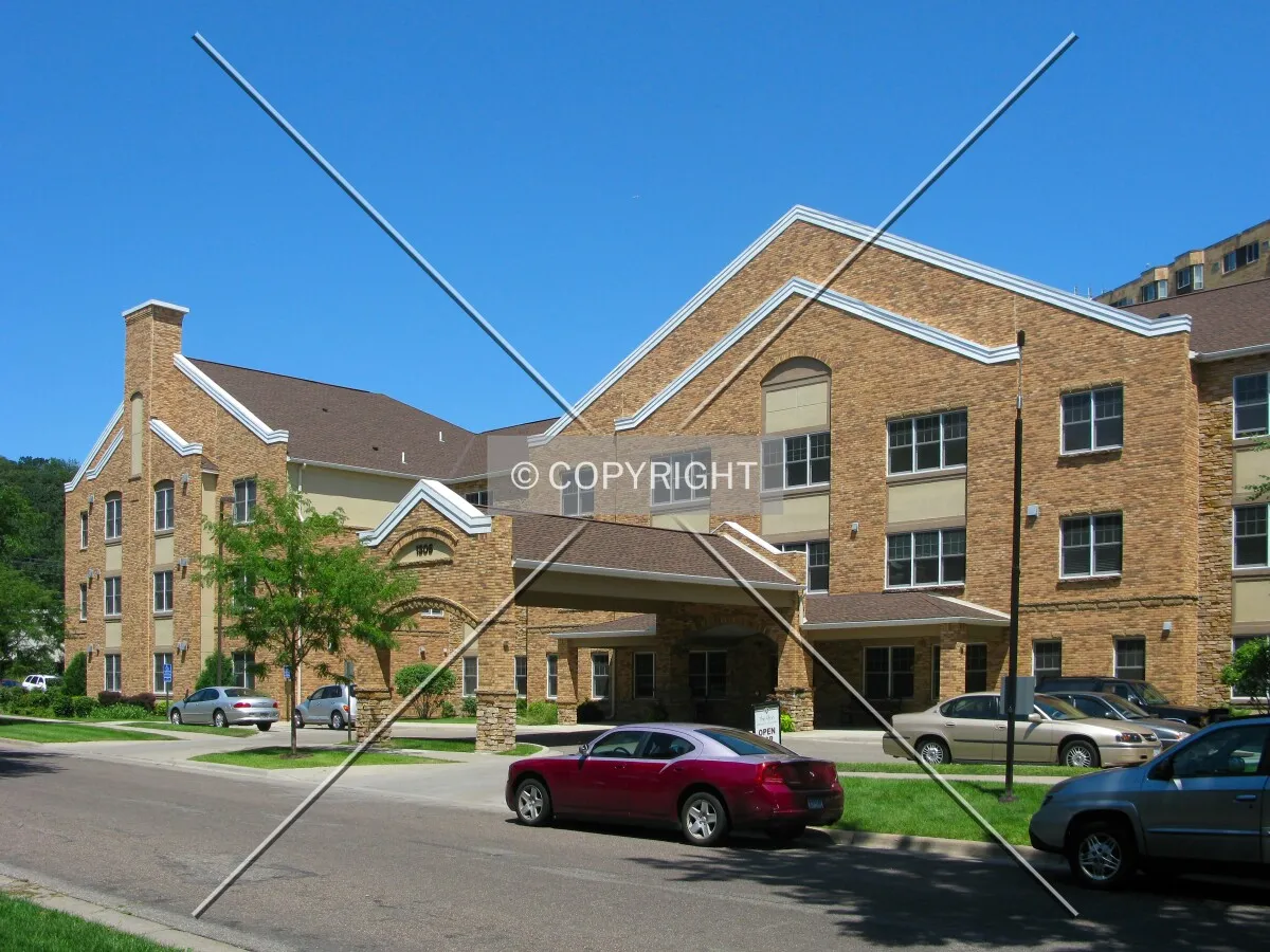 View to the northeast across Alton Street
