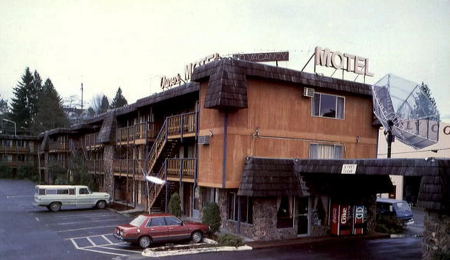 Vintage view from the northwest