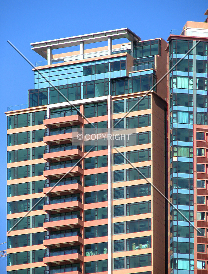 Top floors of Tower 1