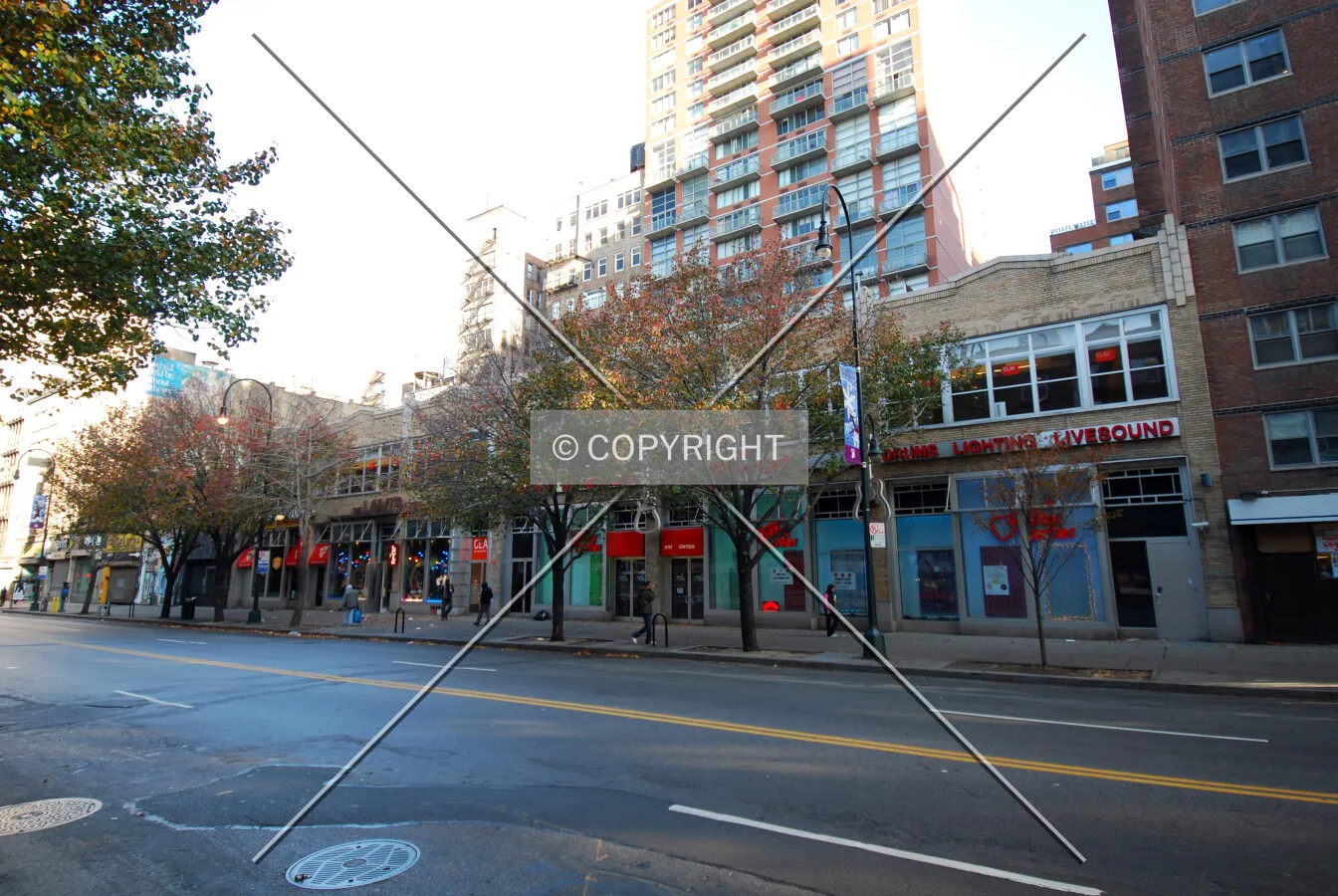 Viewed along West 14th Street