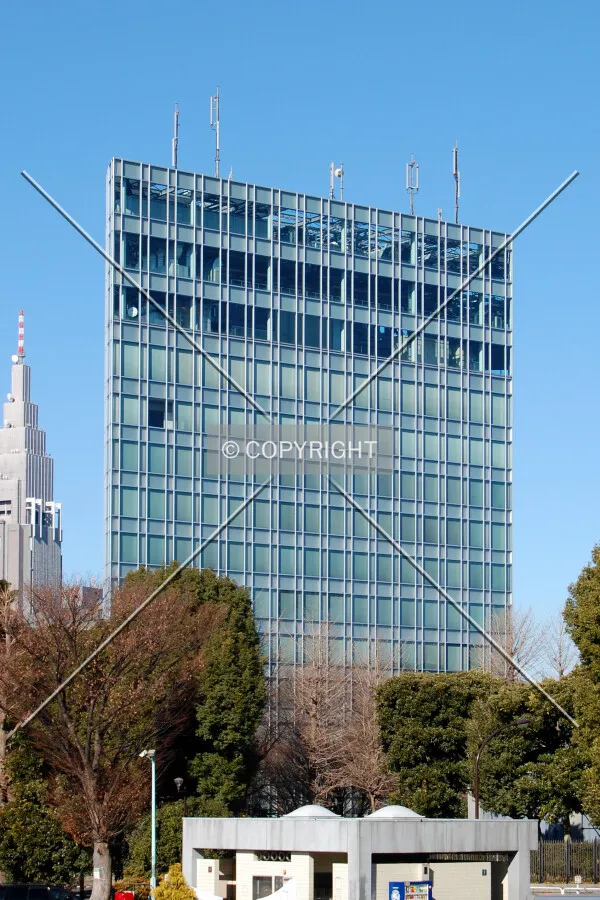 Looking up from the southeast