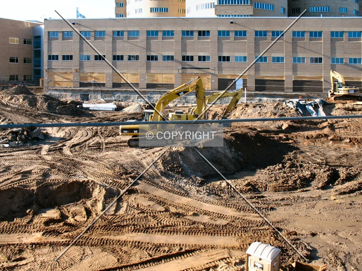 View into the pit from East 12th Street