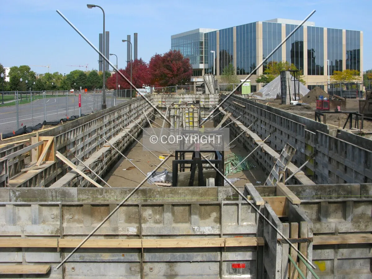 View to the north from 2nd Street South
