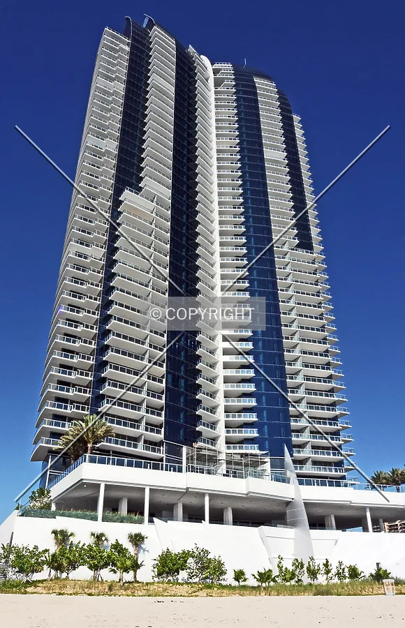 Looking up from the southeast along the beach