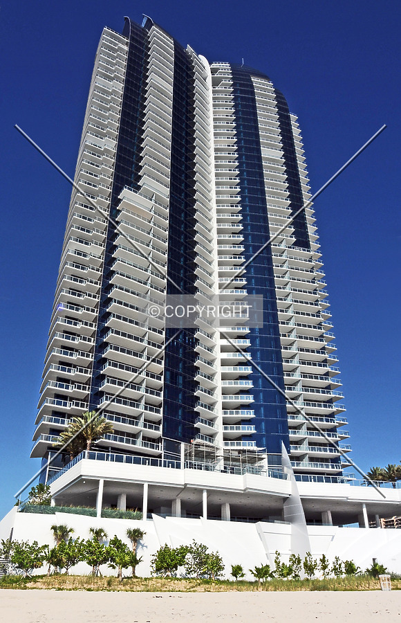 Looking up from the southeast along the beach