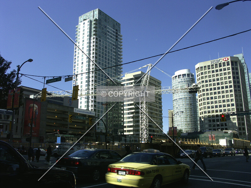 View from east of main crane