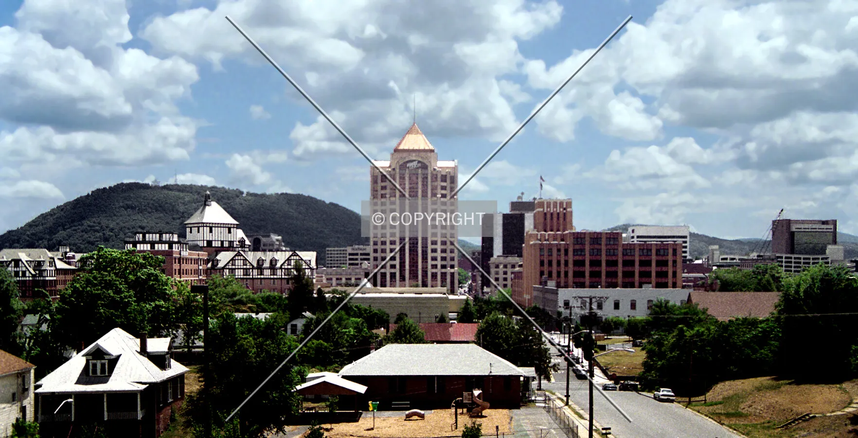 View from the north