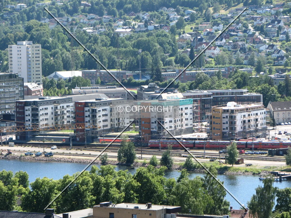 View from Sykehuset Buskerud