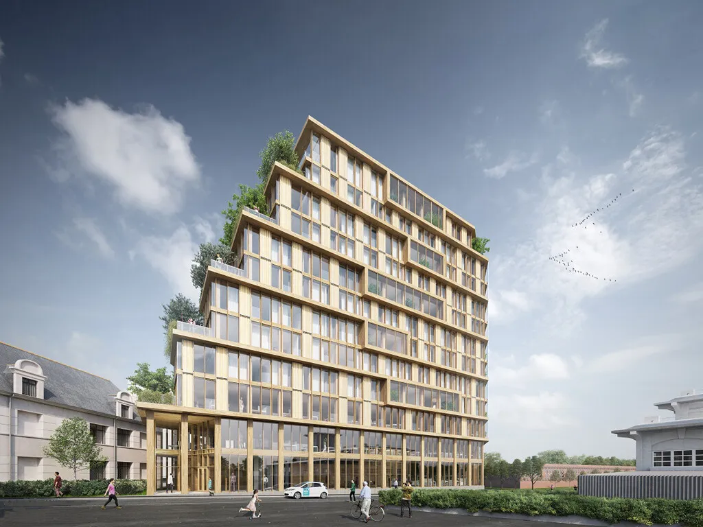 Second redering of the project with 12 floors.