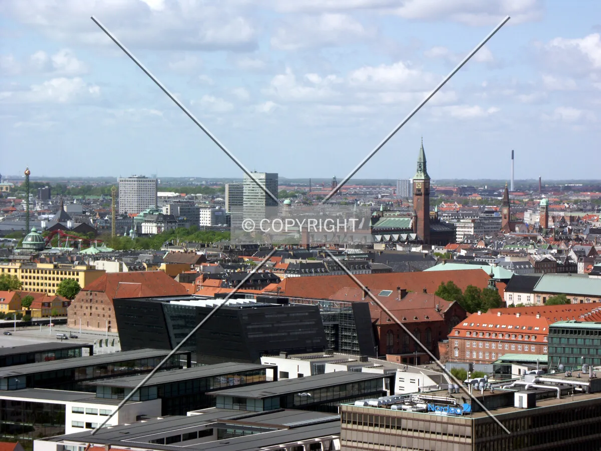 Looking west from Von Frelsers Kirke
