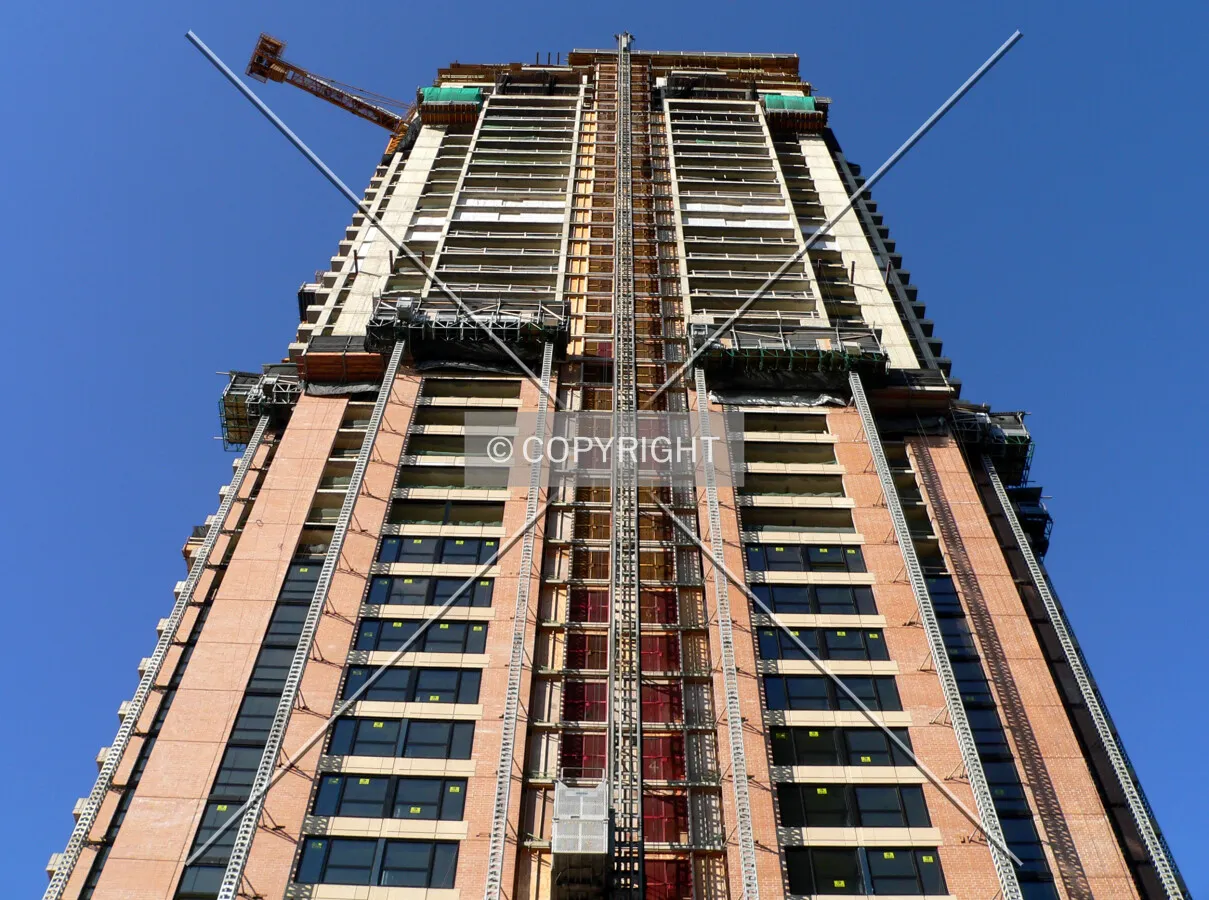View up the south face