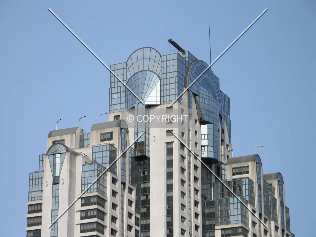 Top part view from the east