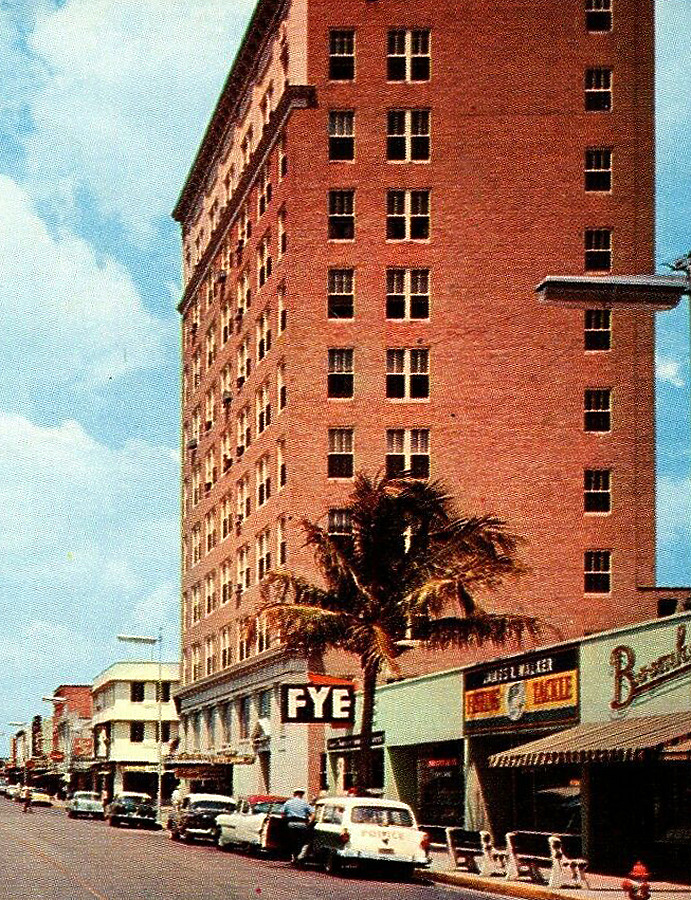 Vintage view from the southwest
