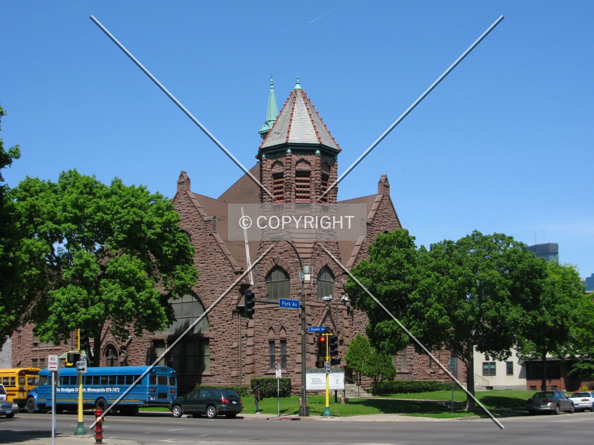 View to the northwest across Park Avenue & Franklin Avenue