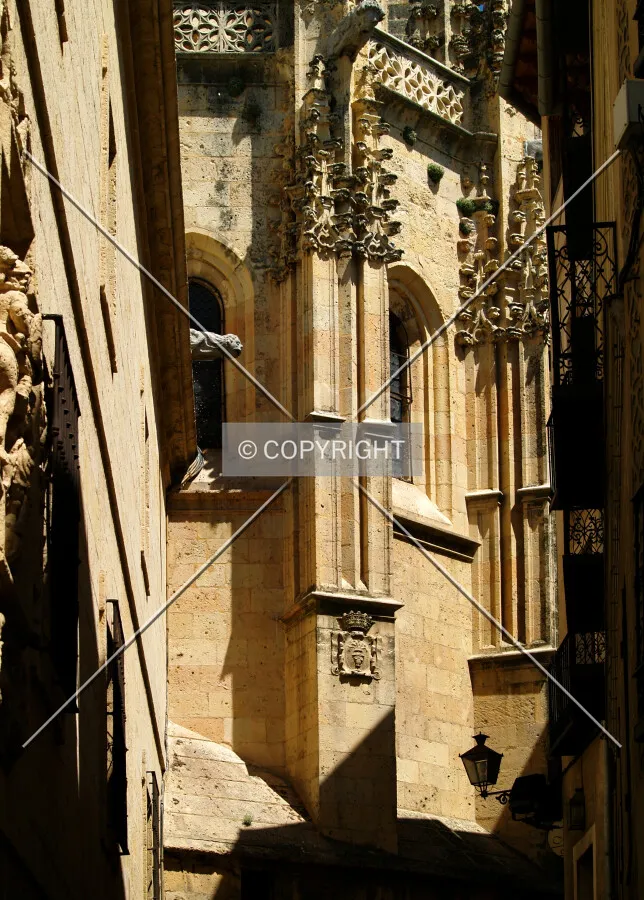 View from a near alley