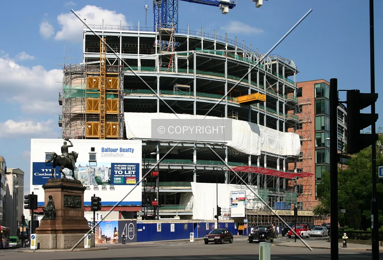 View east from Holborn Circus