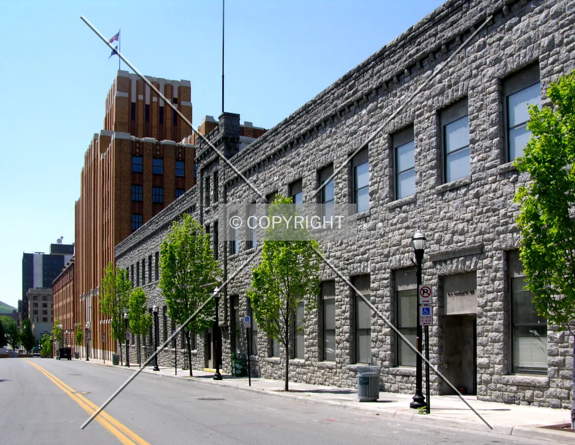From North Jefferson Street to the northeast
