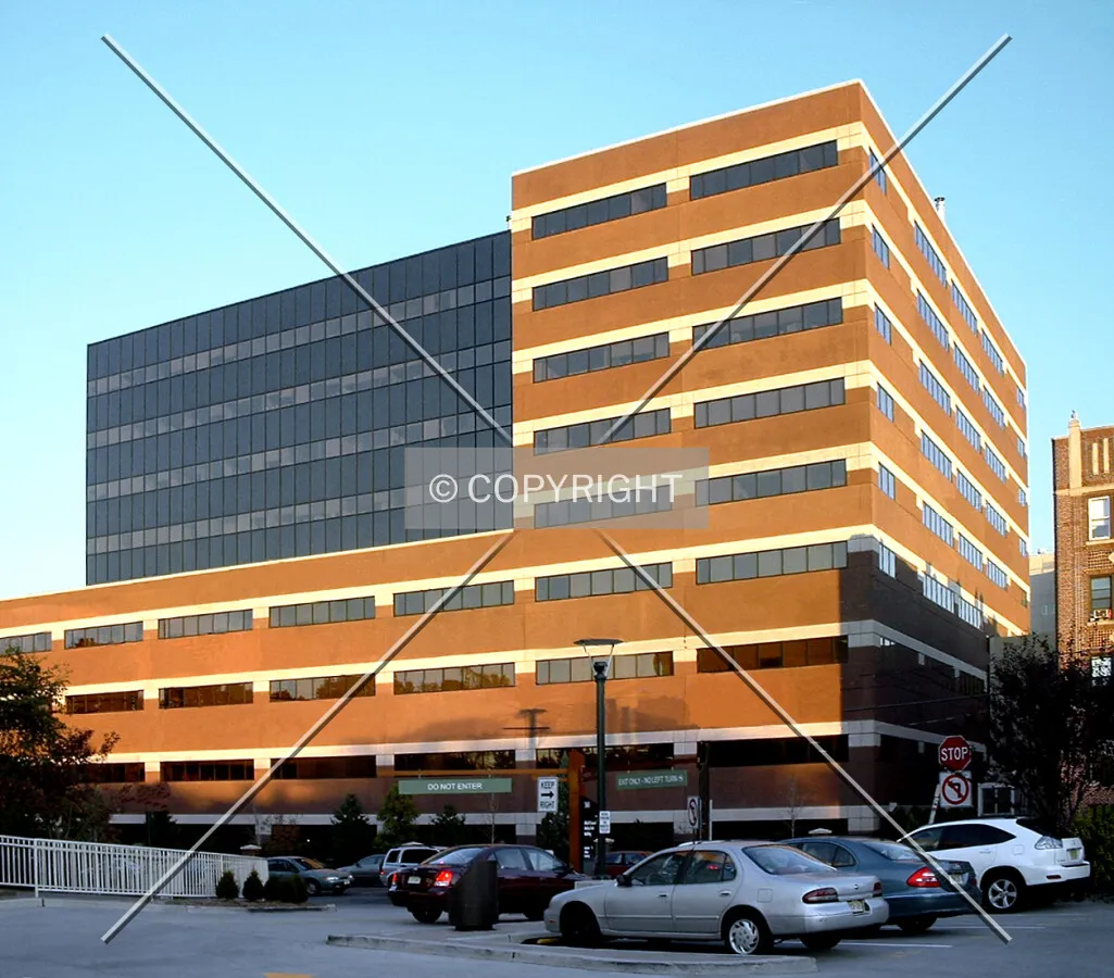View from the west across Prospect Avenue