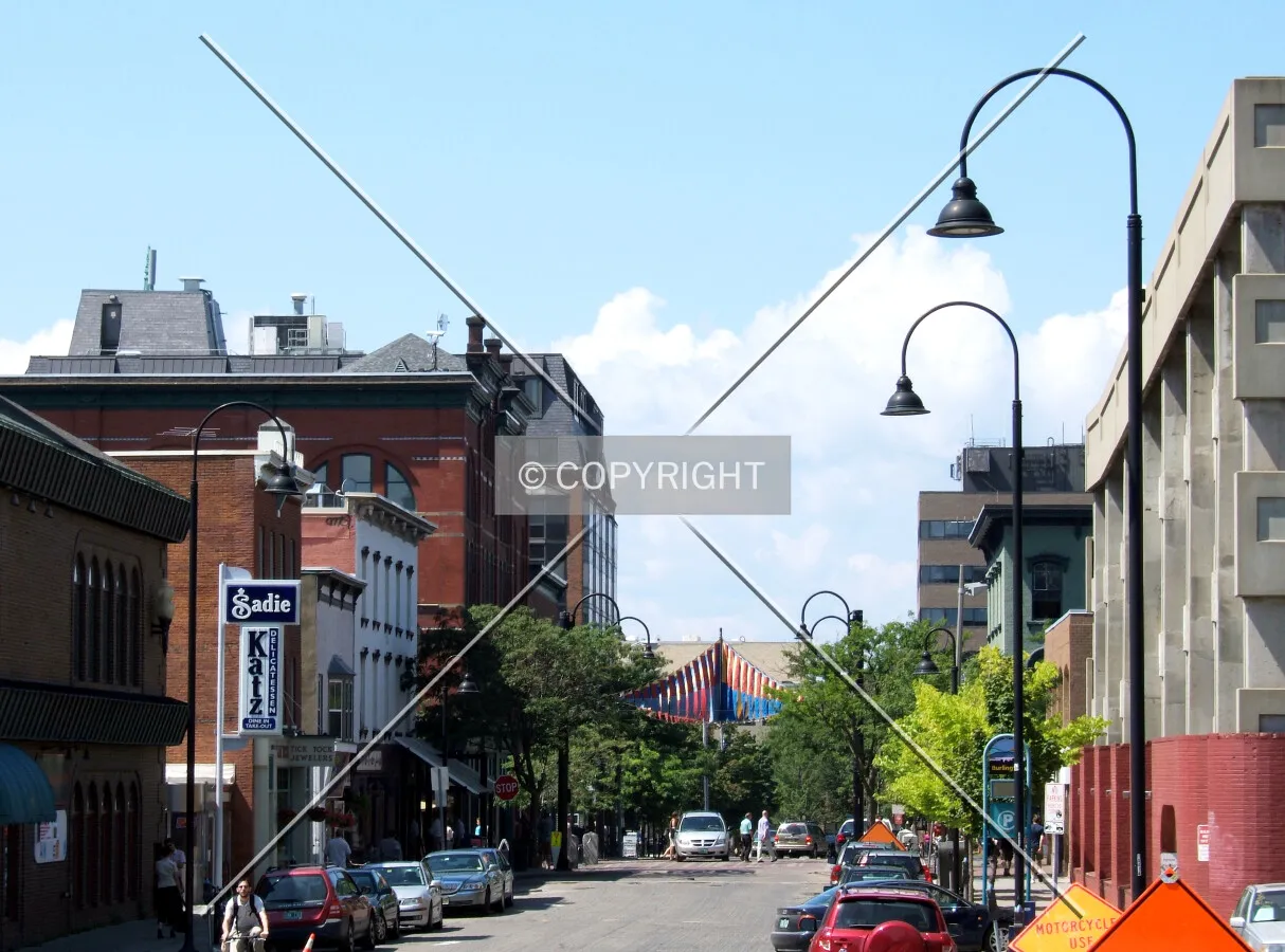 View west from Winooski Avenue