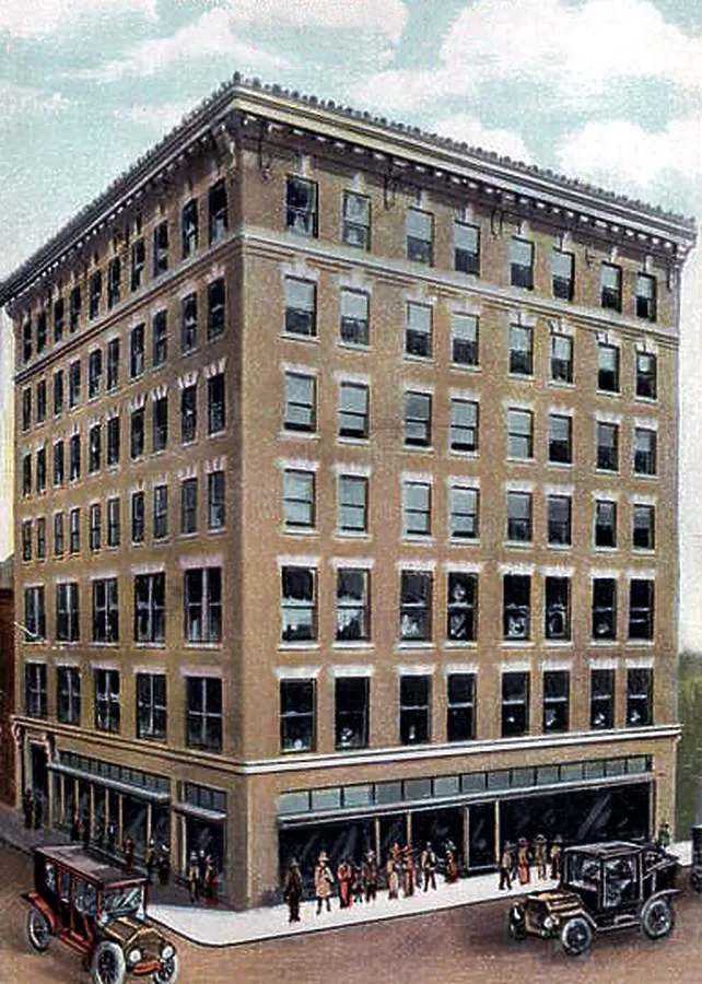 Vintage view from the southeast