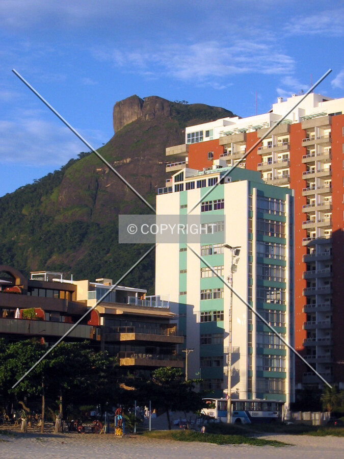 View showing Pedra da Gávea in the background