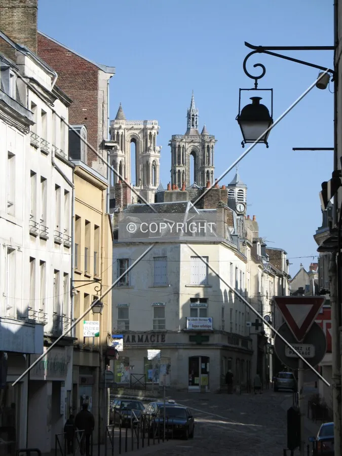Looking east in the old city