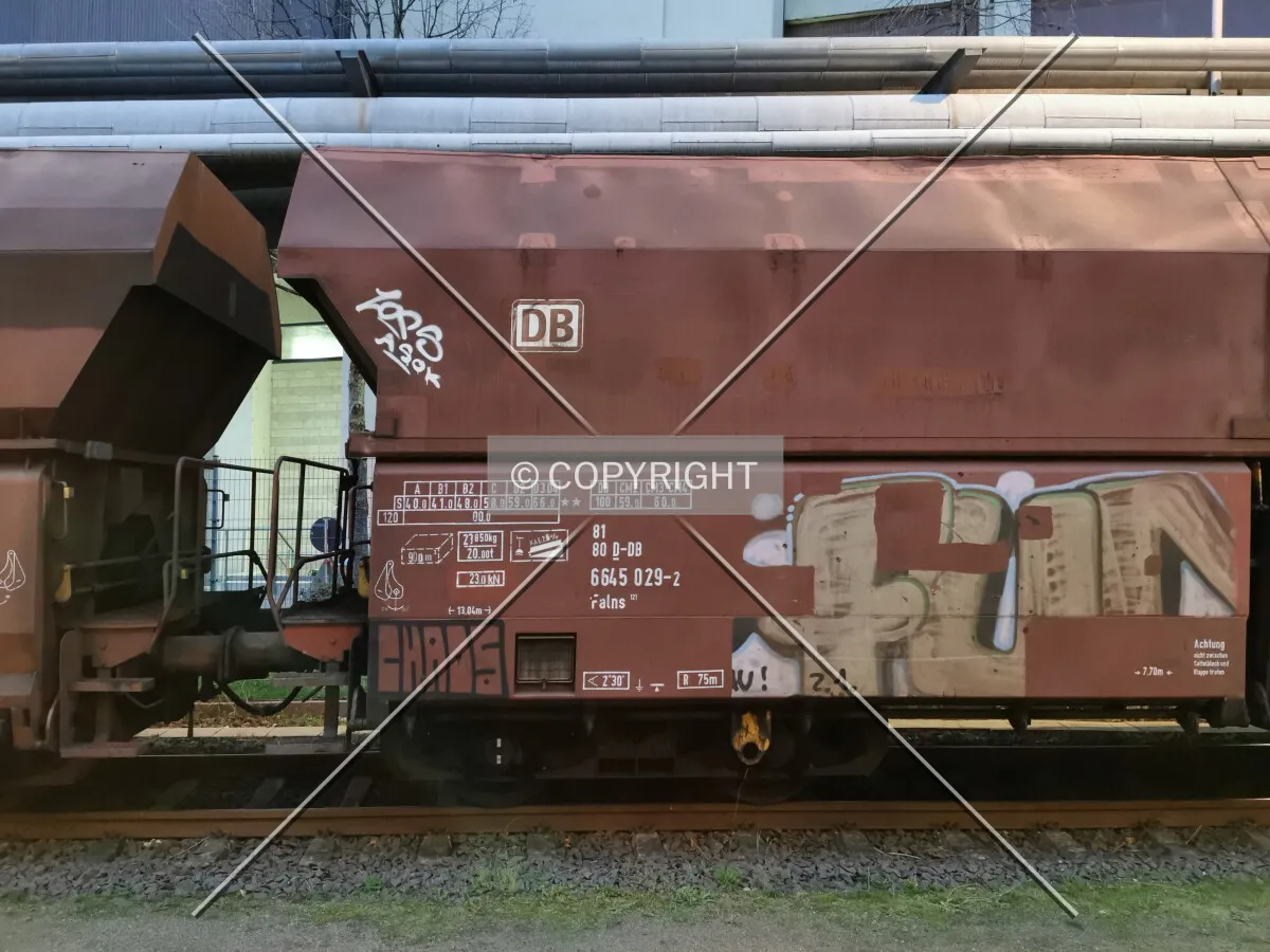 Freight waggon of DB Cargo