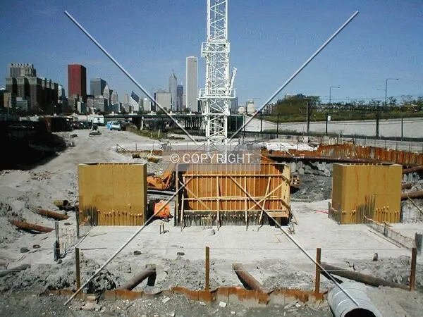 View of site looking north