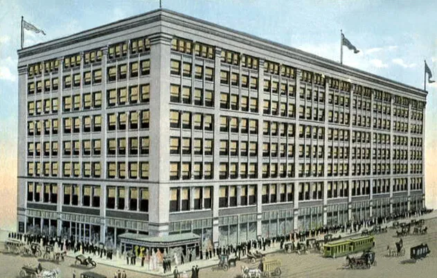 Vintage view from the northwest