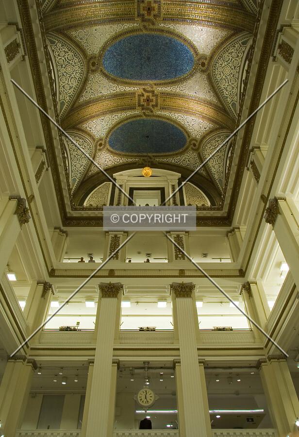 Looking up the inner atrium