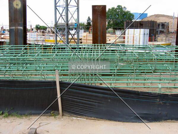 Piles of rebar