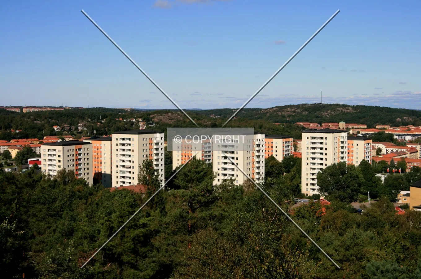 View from the south