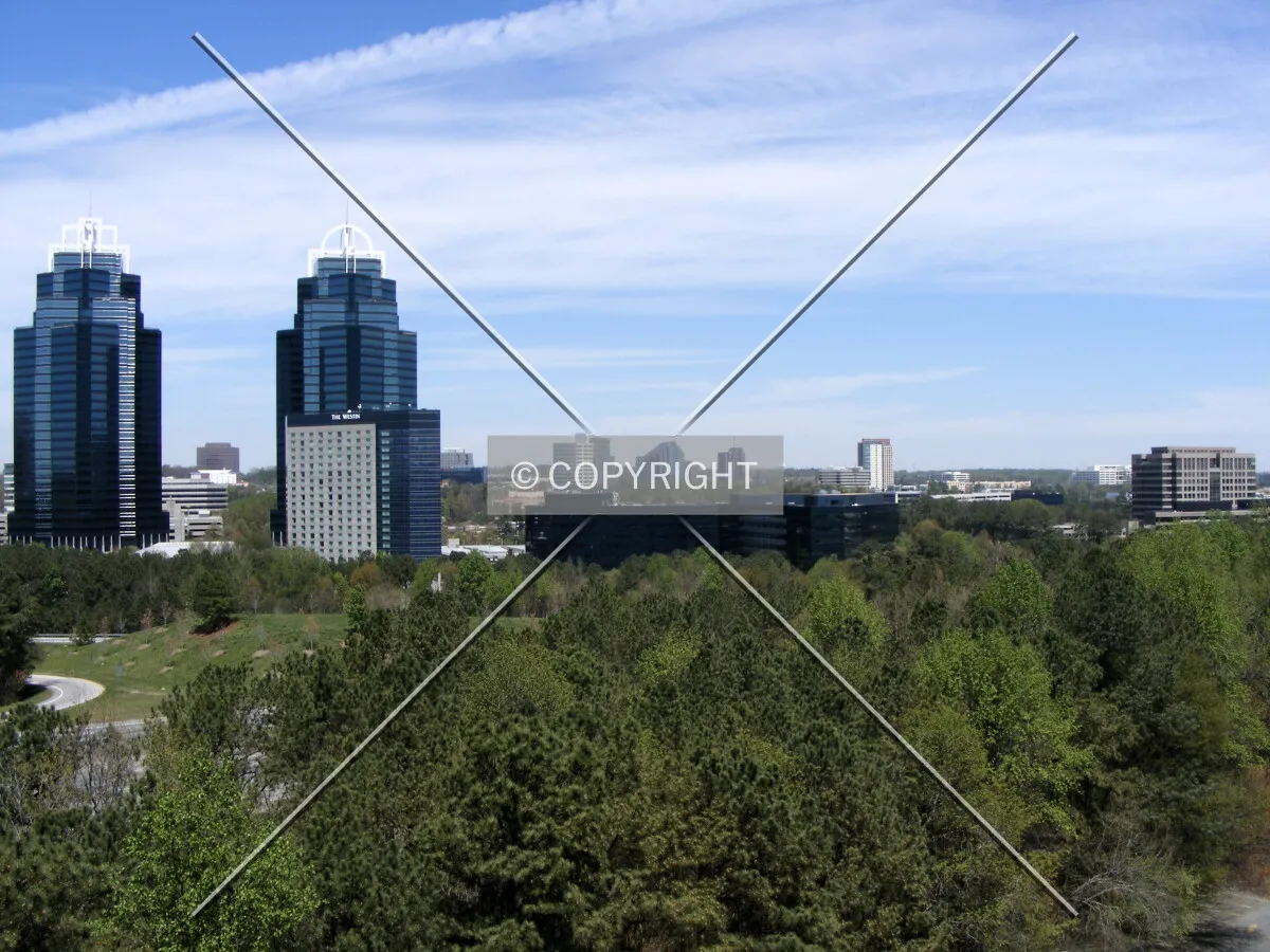 Sandy Springs skyline looking north