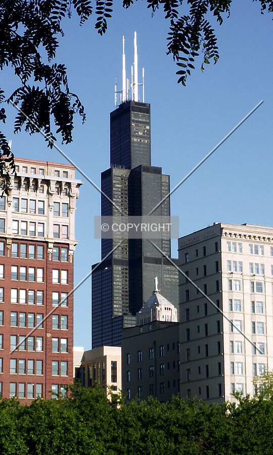 View from Grant Park north of Balbo Drive