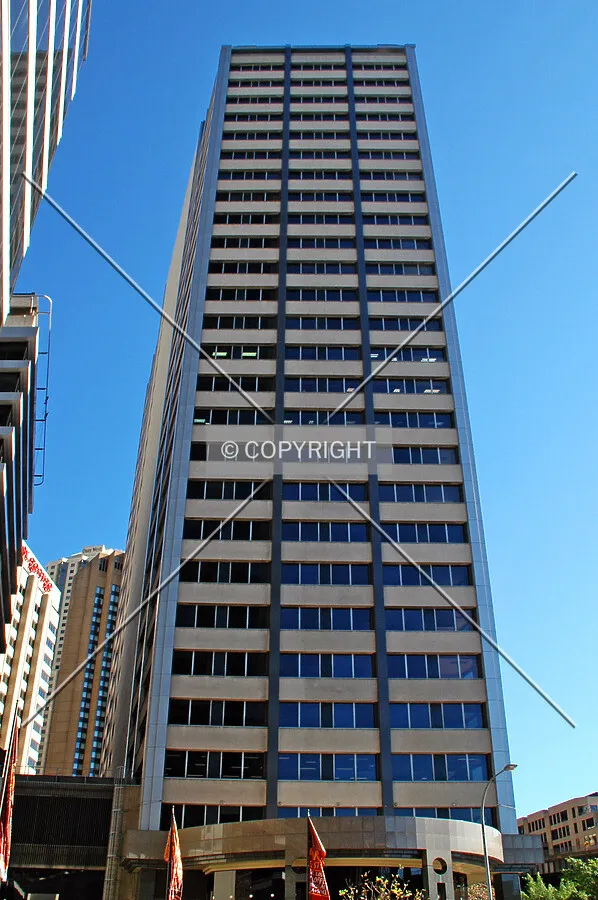 Looking up the east side