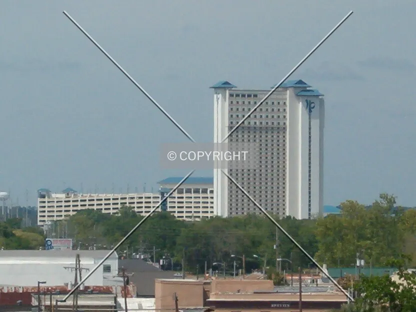 Looking north from Beau Rivage Hotel