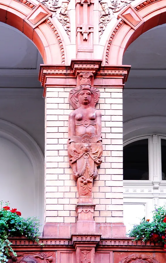 Relief on the facade