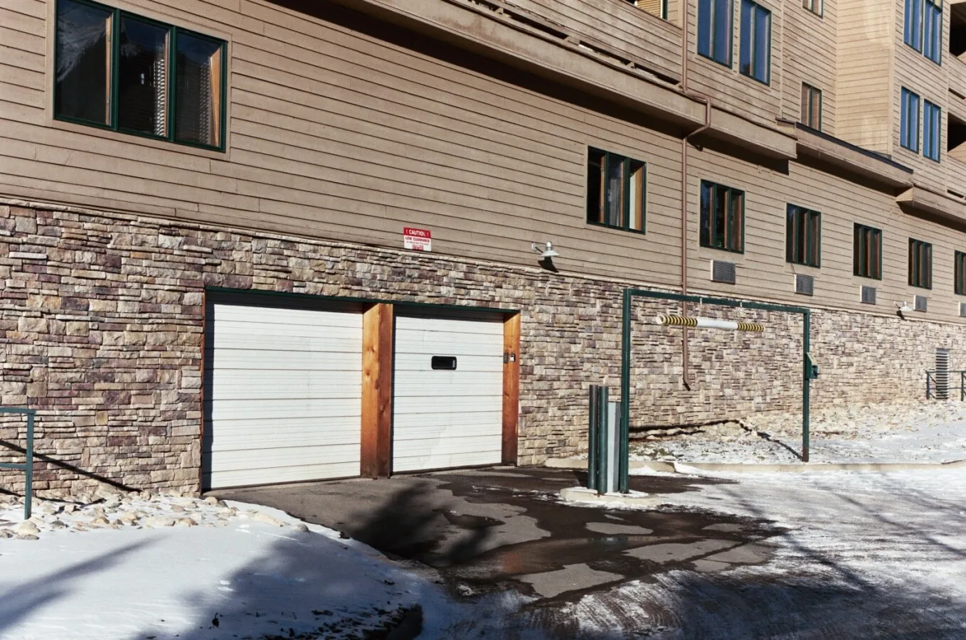 Entrance to parking garage