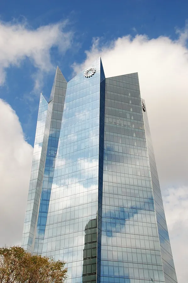 View from the southeast